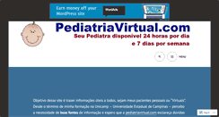 Desktop Screenshot of pediatriavirtual.com